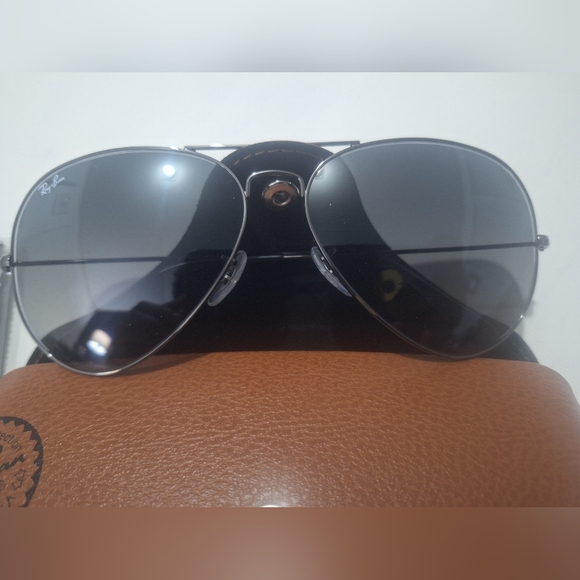 RAY-BAN Aviator Gradient sunglasses - RB3025 400/71 -Asian Fit -LG- New In case - Picture 3 of 6